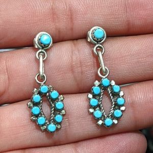 Sterling silver 925 turquoise earrings